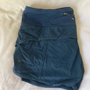 Lululemon running shorts in navy color